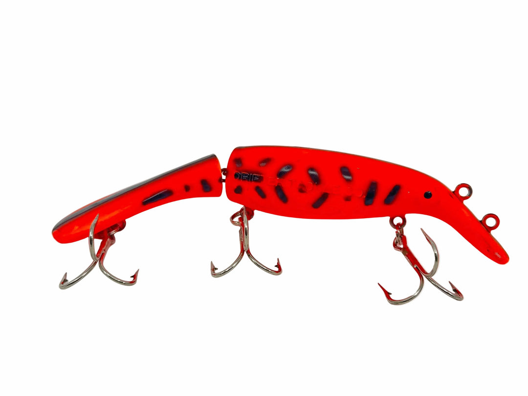 Homer Le Blanc Jointed Swim Whizz, Fluorescent Orange Craw Color