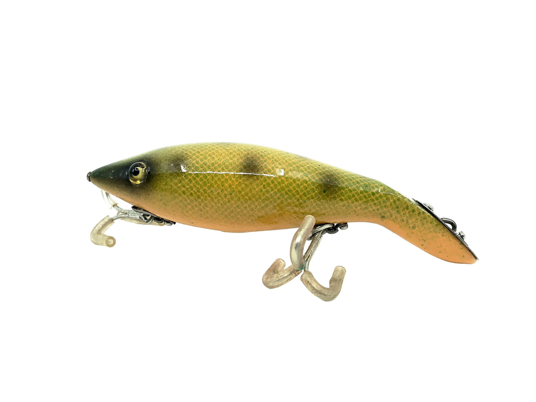 Heddon #5000 Tad-Polly, Repainted Frog Spot Color