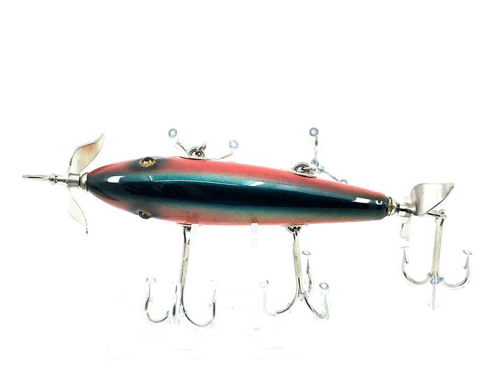 Musky Dan (XXX Lures) 5 Hook Minnow, Rainbow Color