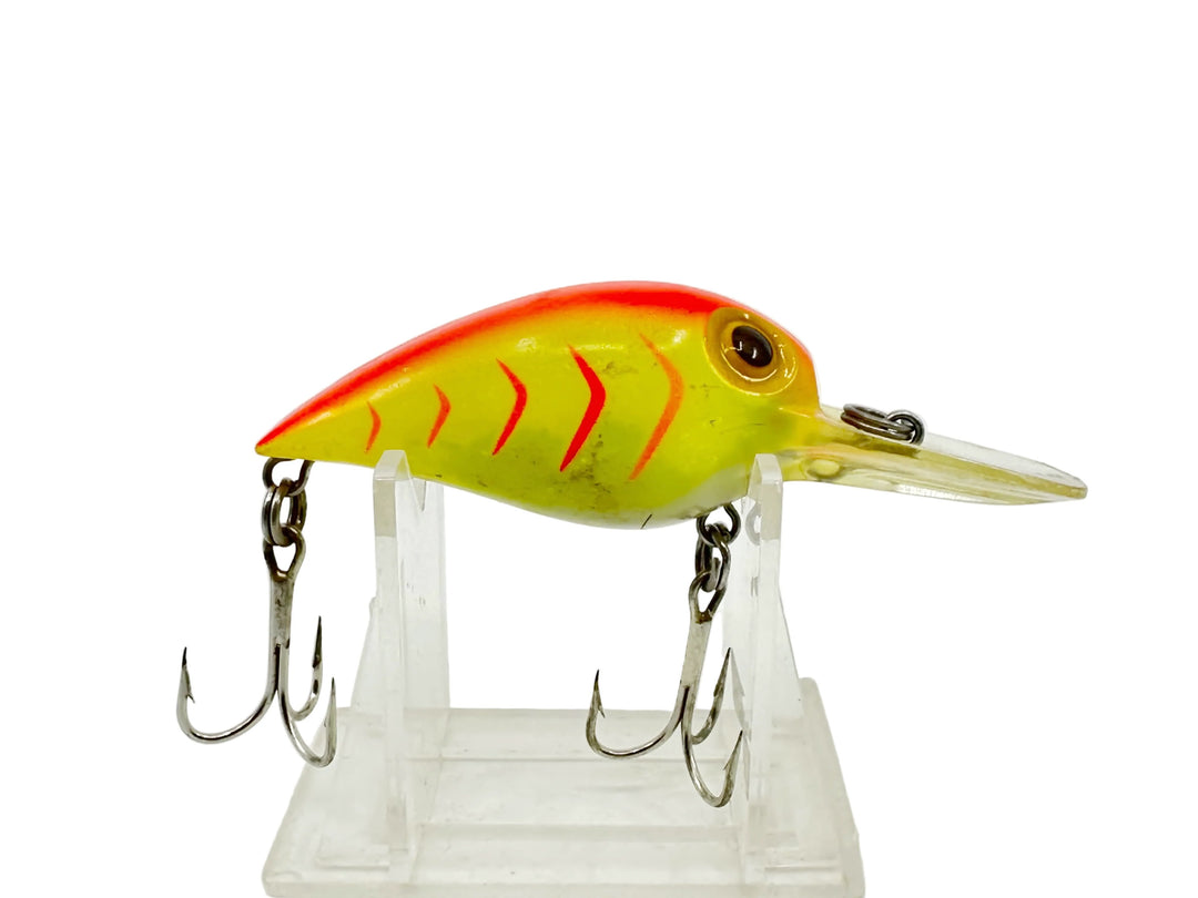 Storm Magnum Wiggle Wart AV47, Chartreuse Fluorescent/Red Herringbone Color
