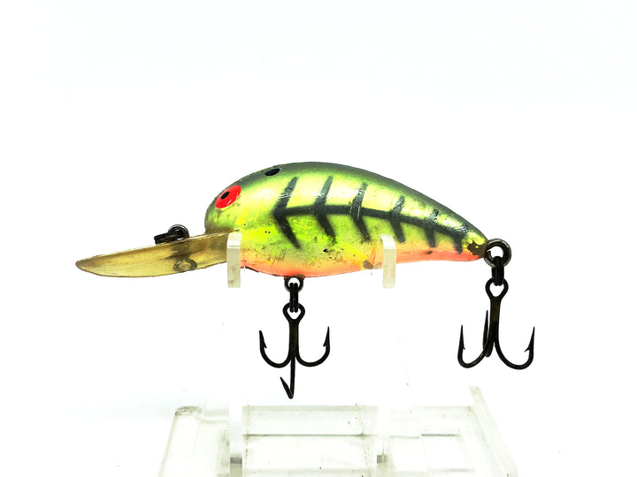 Bomber Model A 6A, DFY Dull Fluorescent Yellow Color Screwtail Model - Lure