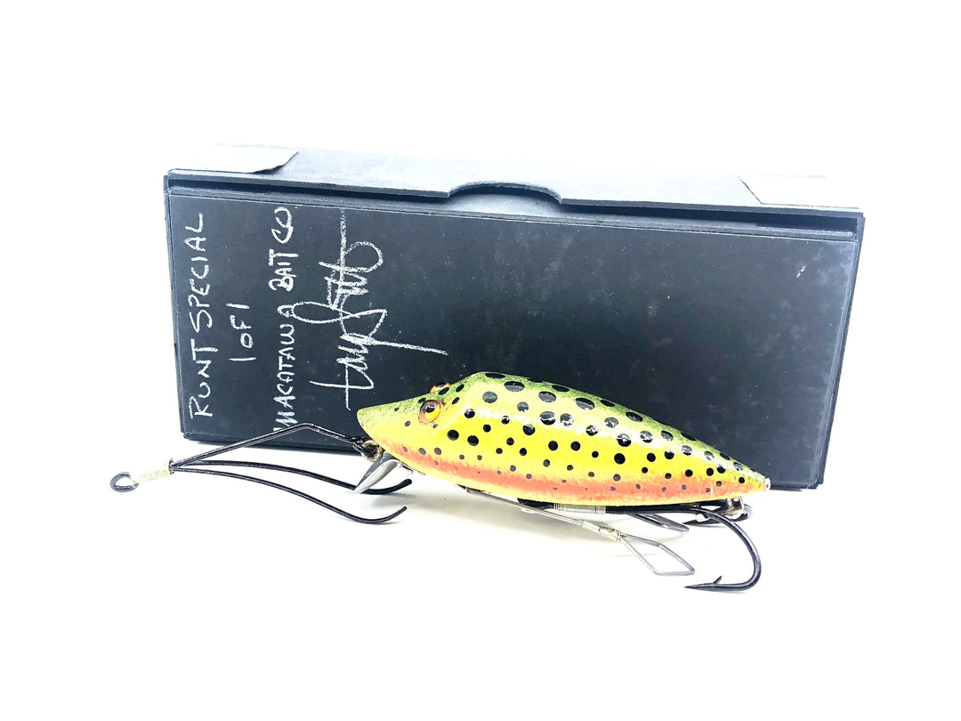 Macatawa Bait Co. No-Snag Runt Special, Rainbow Trout Color w/Box - Signed