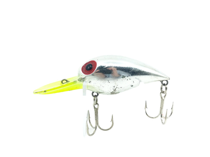 Storm Magnum Wiggle Wart AV132, Metallic Silver/Chartreuse River Color