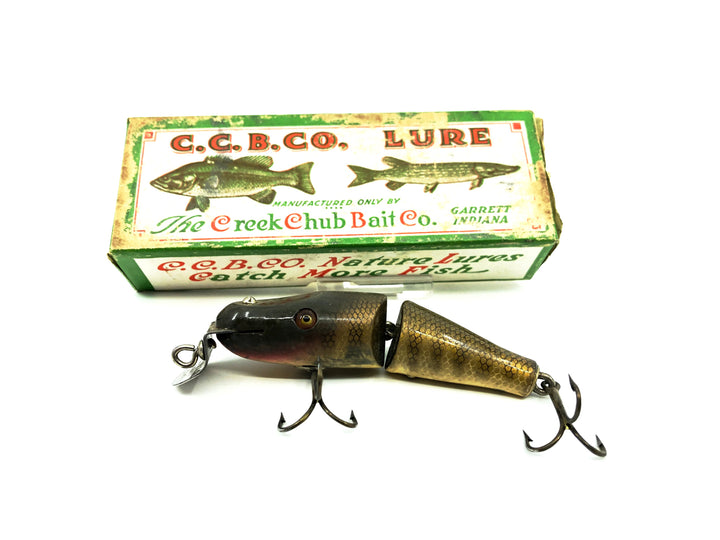 Creek Chub 2700 Baby Jointed Pikie, Pikie Color with Box & Catalog - Lure