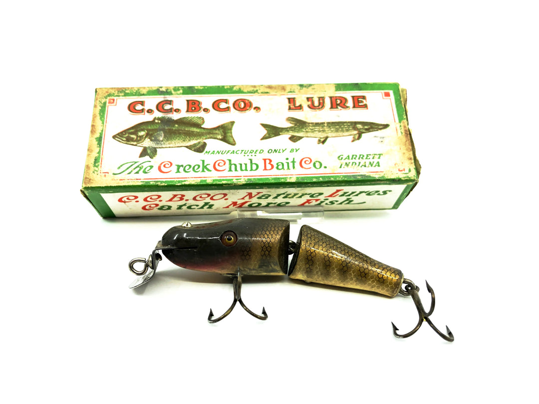 Creek Chub 2700 Baby Jointed Pikie, Pikie Color with Box & Catalog