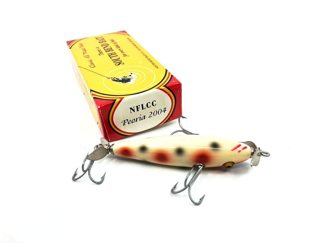 Luhr-Jensen South Bend Wooden Minnow NFLCC 2004 Strawberry Color with Box