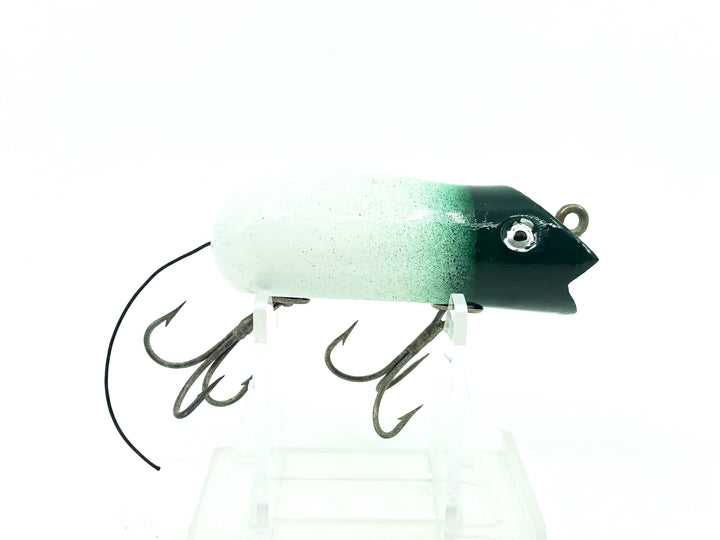 Shakespeare Swimming Mouse #6578, Repainted White/Green Color
