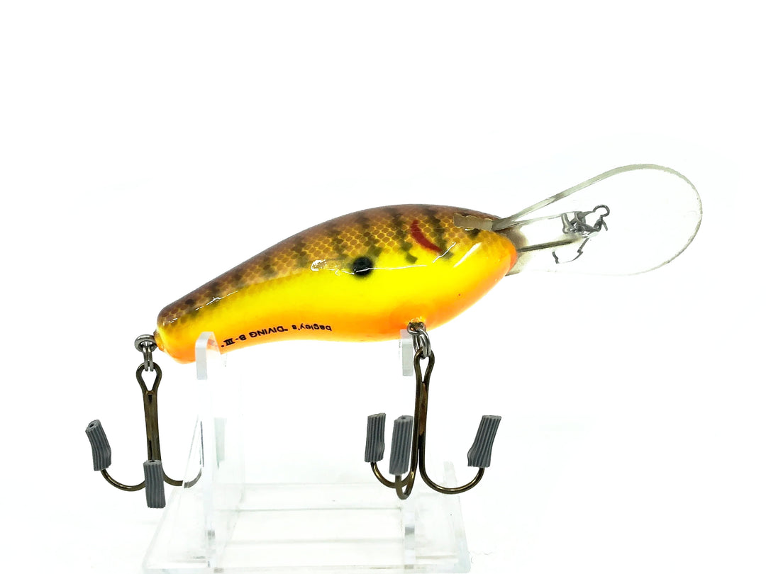 Bagley Diving B3 DB3-DC9, Dark Crayfish on Chartreuse Color