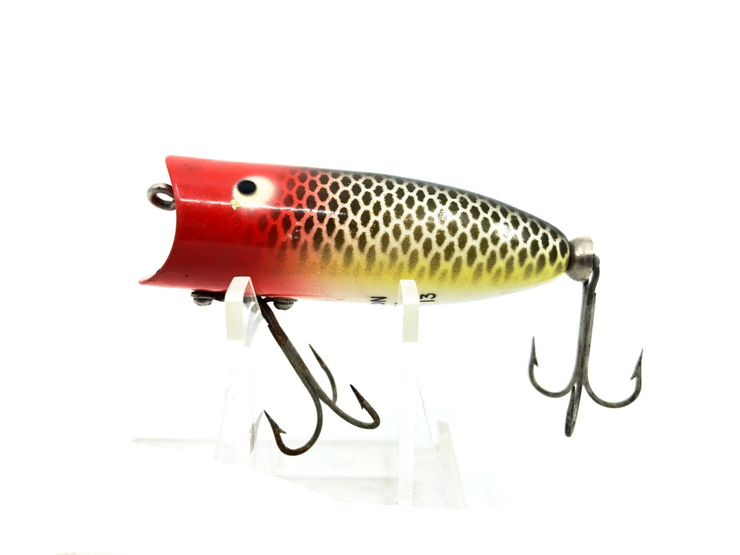 Heddon Baby Lucky 13, JRH Red Head Frog Color