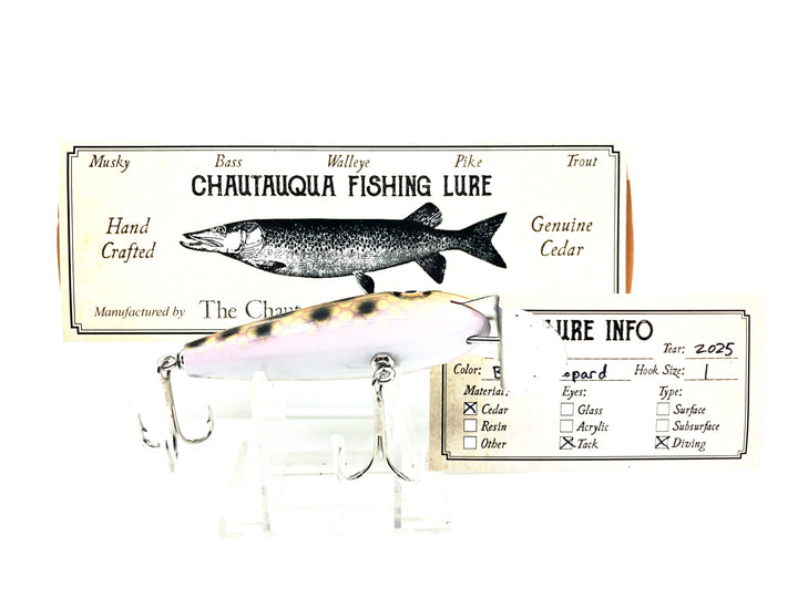 Chautauqua Wiggler, Brown Leopard Color