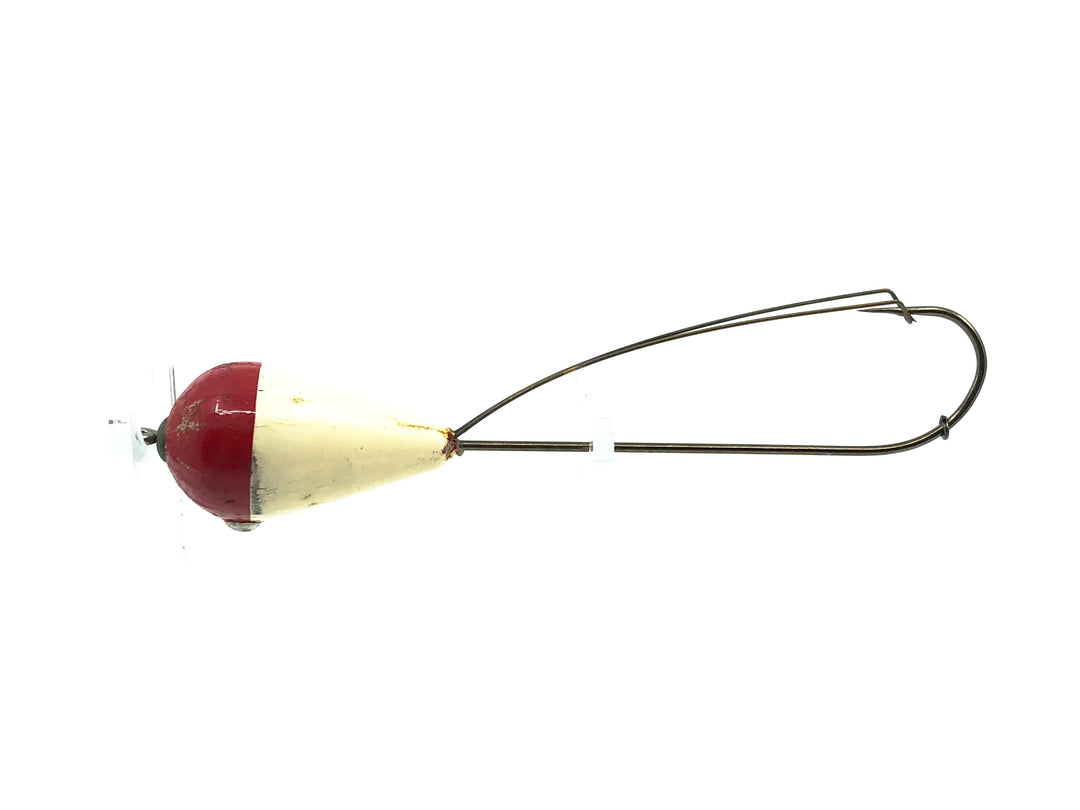 Kroker Weedless Minnow/Frog Harness, Red/White Color