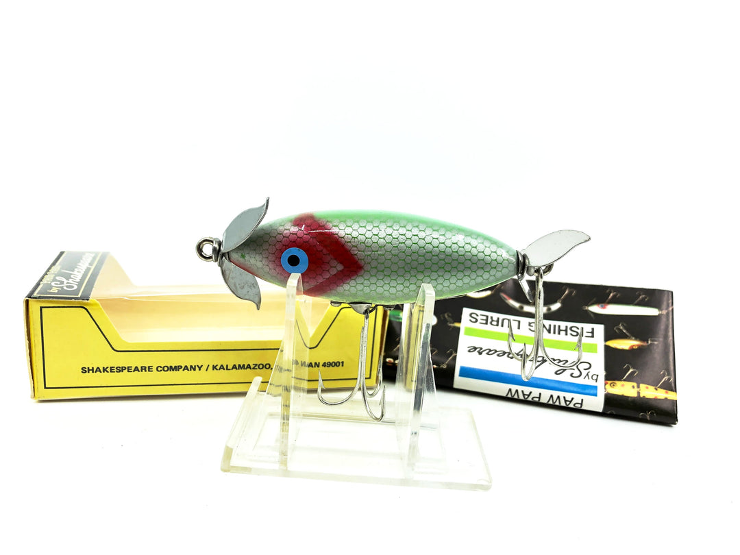 Shakespeare Paw Paw Little Lucky Dog No.L2407, Green Shad Color with Box