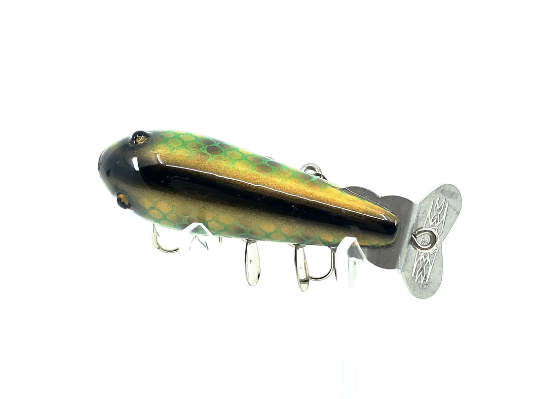 Musky Dan (XXX Lures) Crawdad, Green Craw Color w/COA