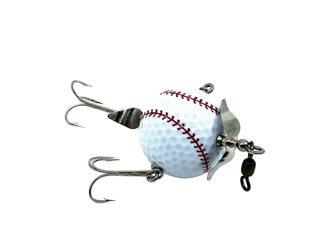 Musky Dan (XXX Lures) Golfer Lure, Baseball Color