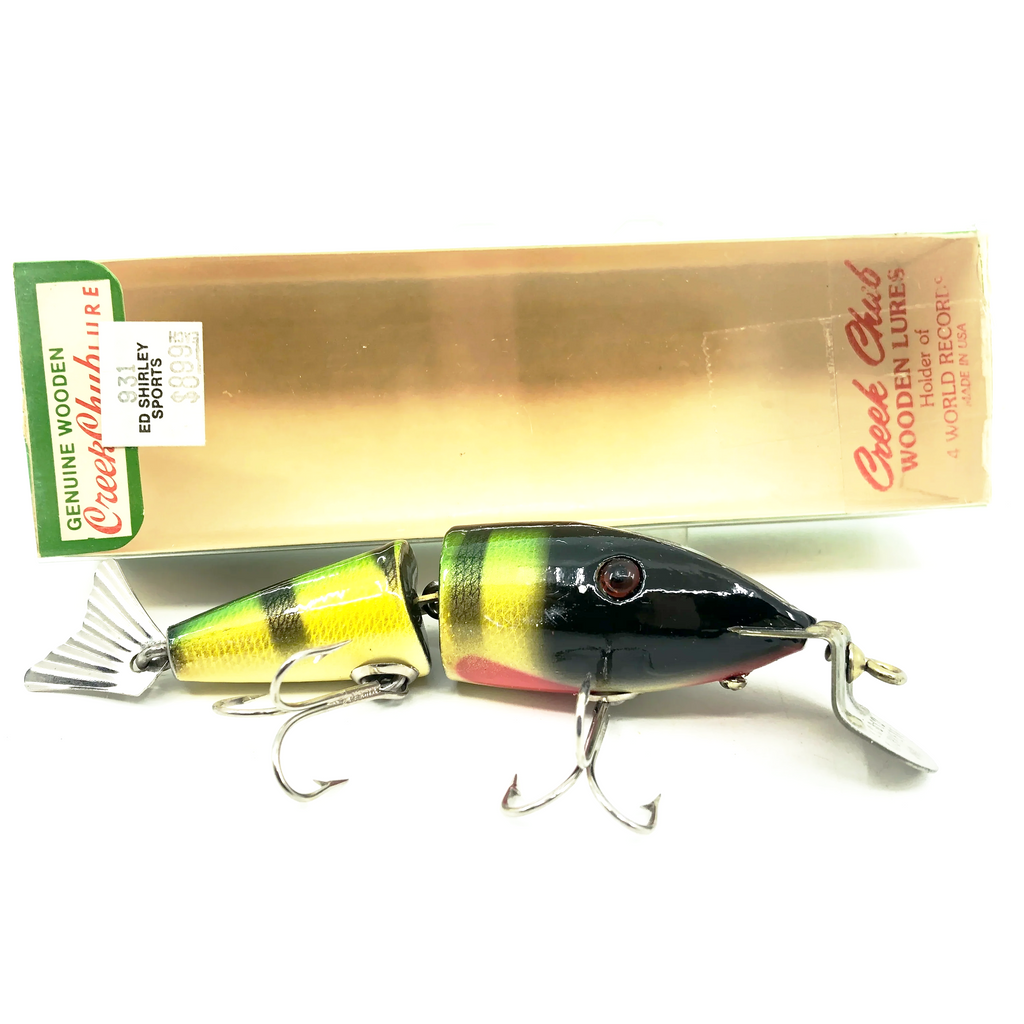 Vintage Creek Chub Wiggle Fish 2401 Perch PE Color with Box – My Bait Shop, LLC