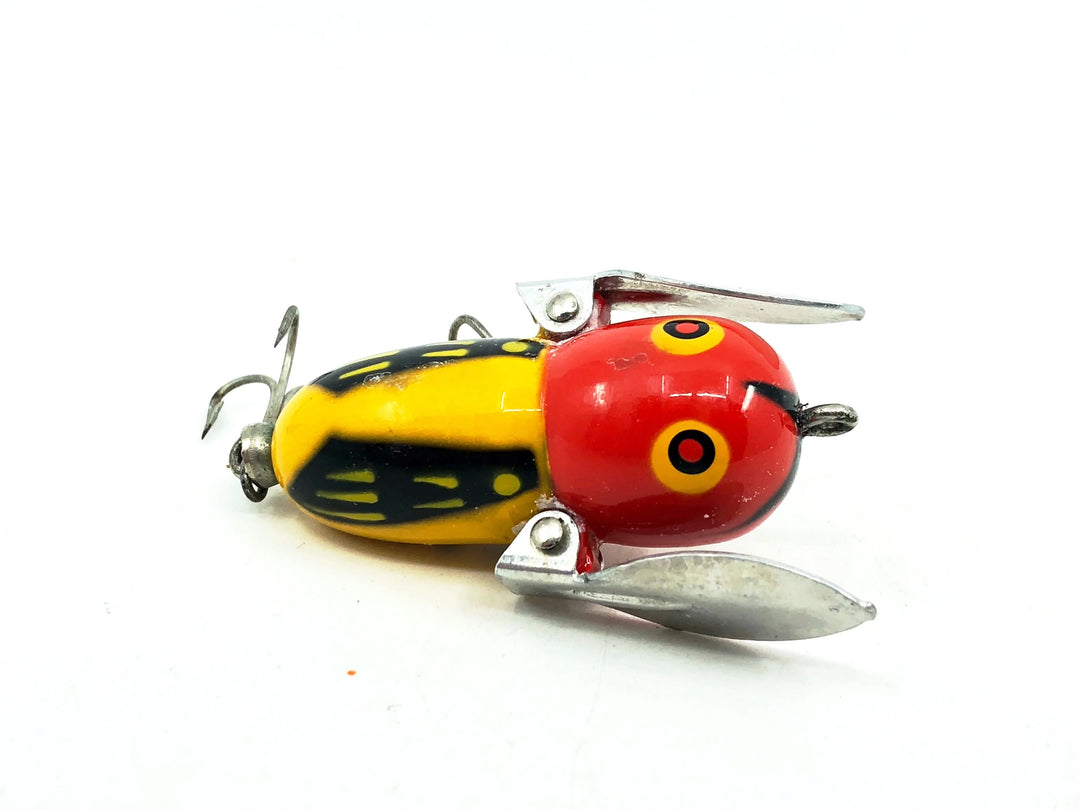 Heddon Tiny Crazy Crawler, YRH Yellow Hornet Color