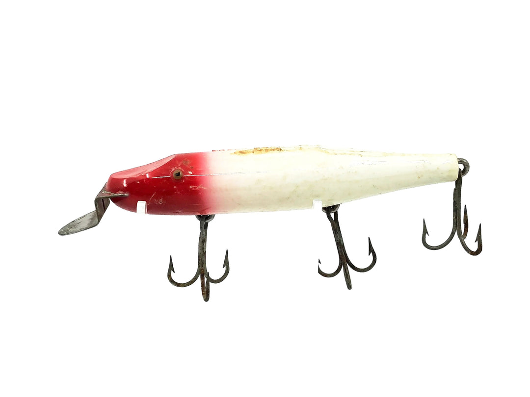 Creek Chub Husky Pikie 2300, Red Head/White Color