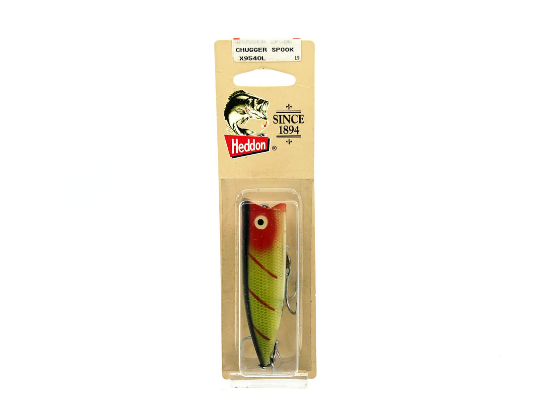 Heddon Chugger Spook 9540-L, Perch Color on Card