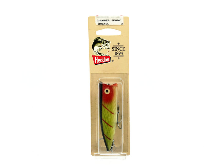 Heddon Chugger Spook 9540-L, Perch Color on Card