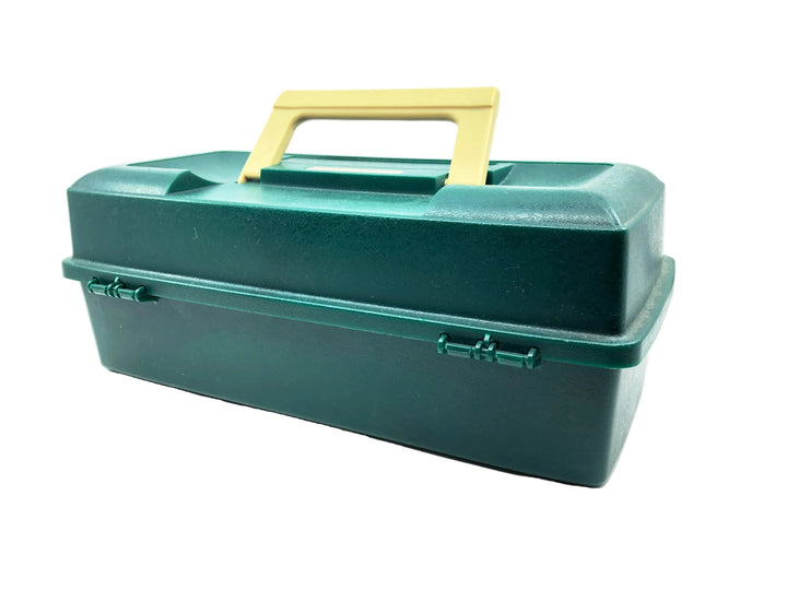 Plano 1001 Green/Bash Tackle Box, Custom Cork Lining & Engraving