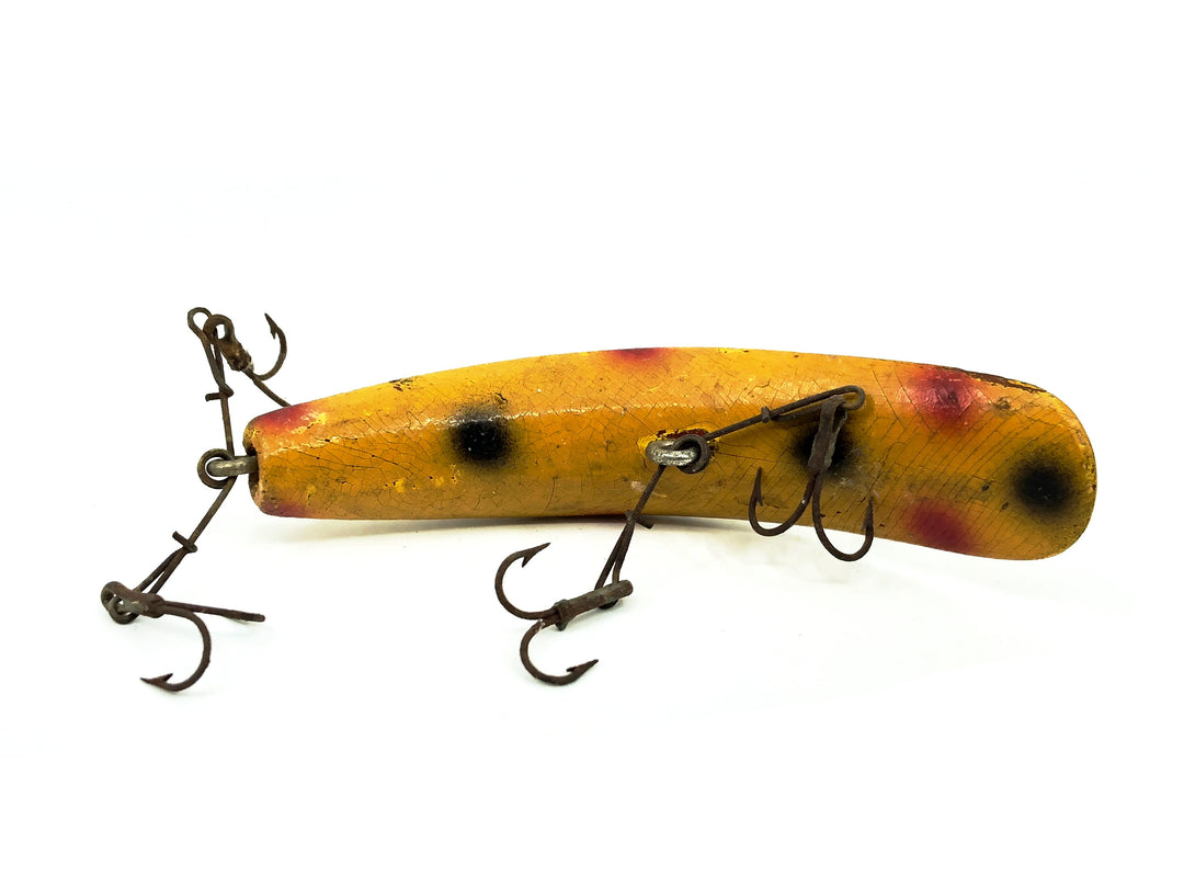 Helin Wooden Flatfish U20, YE Yellow Color