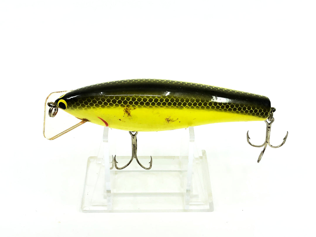 Bagley Balsa B BB4-09, Black on Chartreuse Color