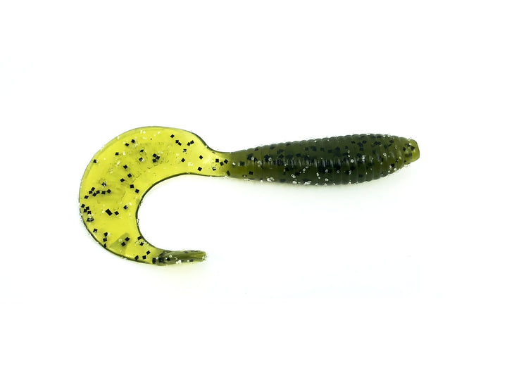 Get Bit Baits X Viper Hyper Tail 4", Dark Melon Color - 5 Pack