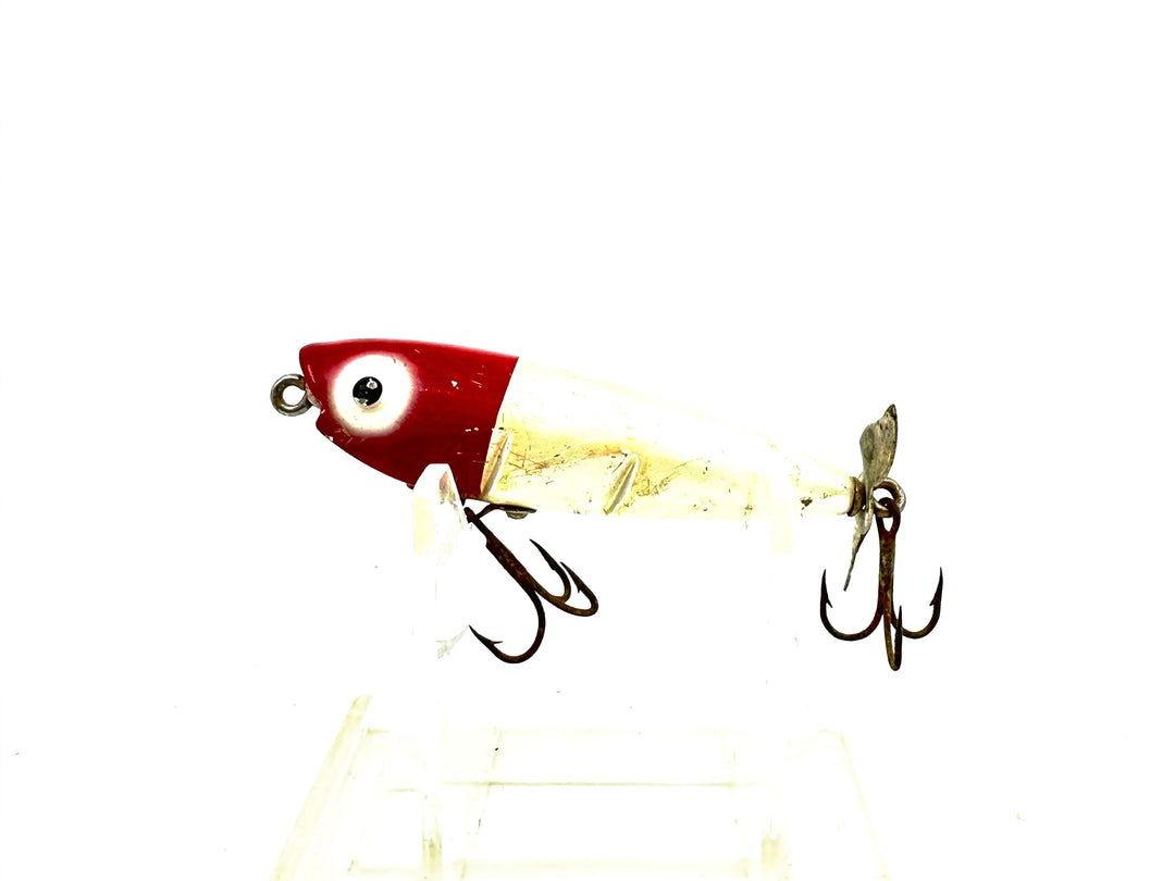 Rat-L Lure, Smaller Size, Red Head/White Color