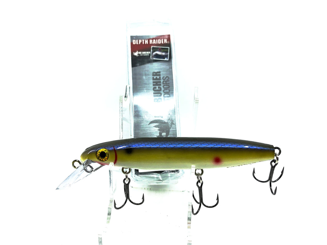 Joe Bucher Tackle Co. Buchertail Depth Raider 8", Baitfish Color New on Card