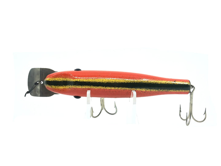 South Bend / Best-O-Luck #930 Pike Lure, Repainted Orange/Gold Color