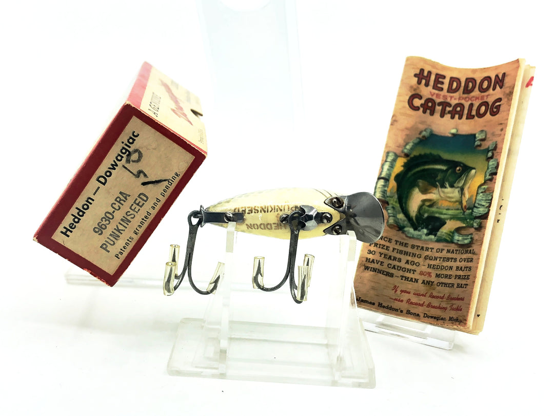 Heddon Punkinseed 9630, CRA Crappie Color with Box & Catalog