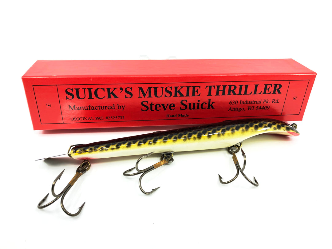 Suick Muskie Thriller Special Edition SIGNED, Wild Sucker Color New in Box