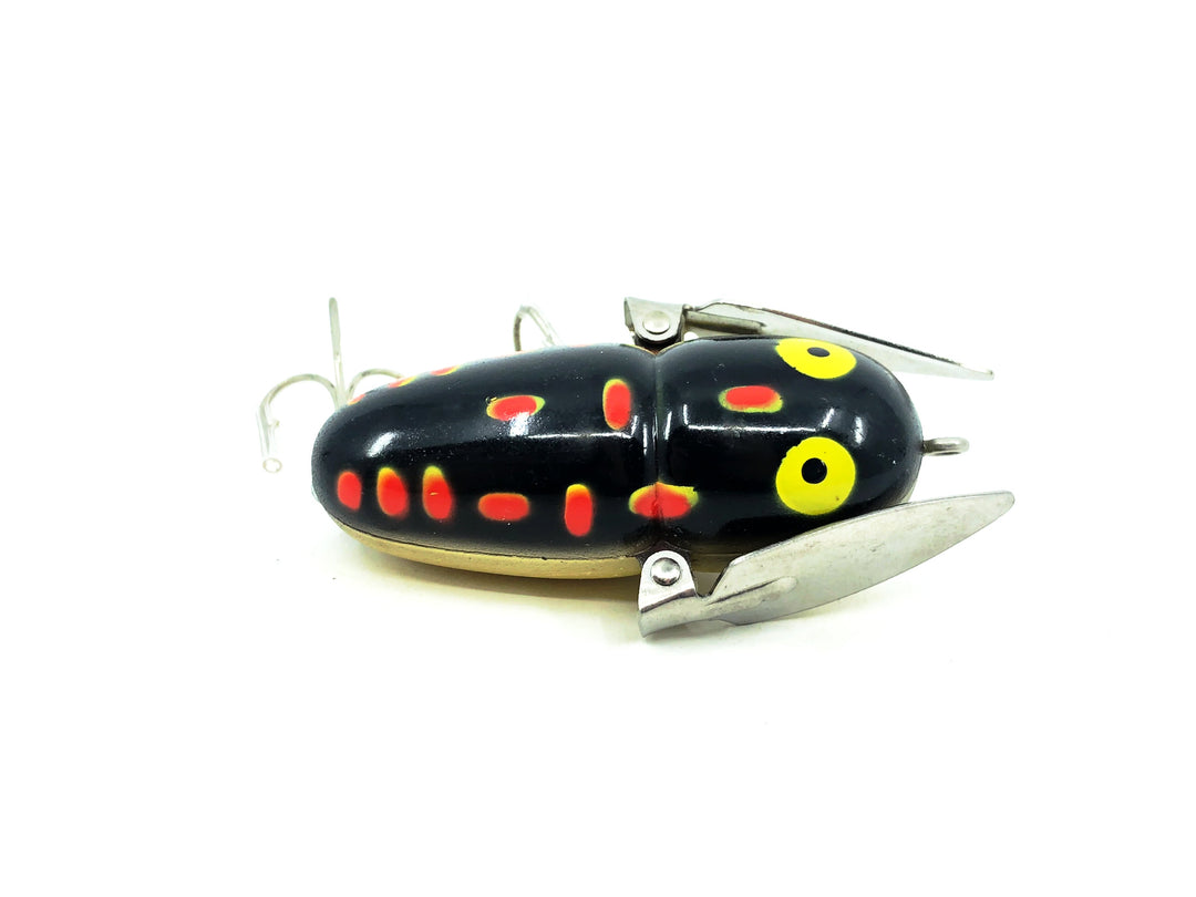 Heddon Crazy Crawler, Glo Black Frog Color