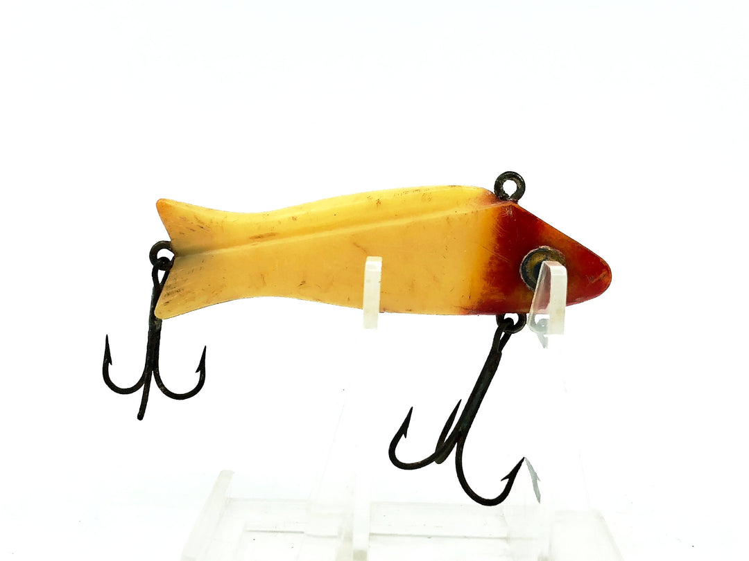 Speed-Cast Fishing Tackle Mfgrs Tru-Lur, White/Red Head Color