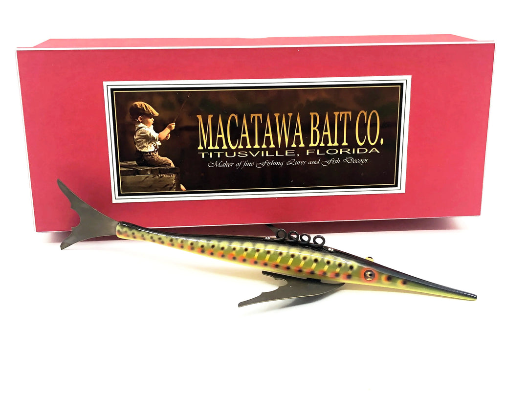 Macatawa Bait Co. Gar Decoy Bait Lure w/Box
