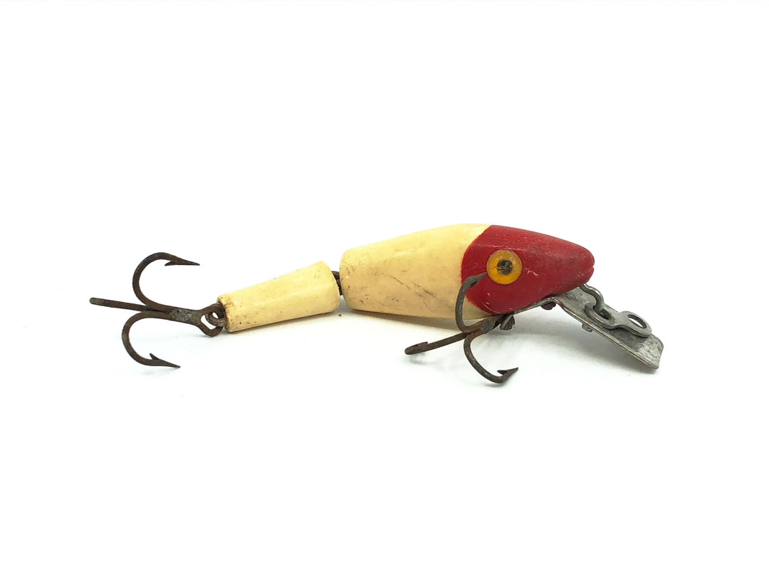 L & S Panfish Sinker, White/Red Head Color