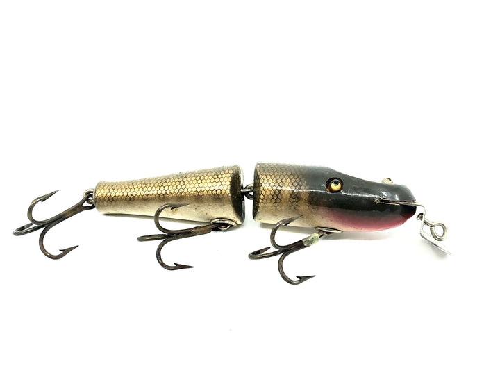 Creek Chub 2600 Jointed Pikie Minnow, Pikie Scale Color 2600 Glass Eyes