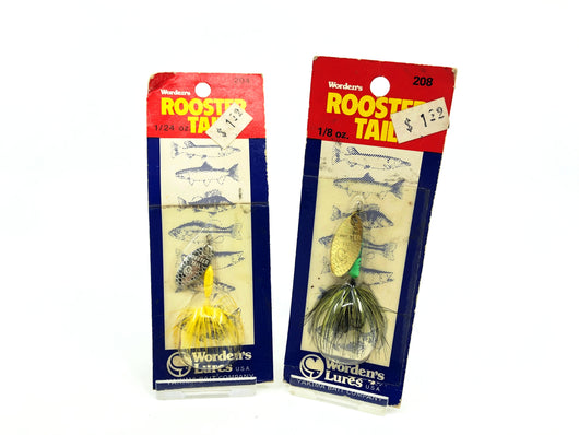 Worden's Rooster Tail Two Pack, 1/8oz & 1/24oz – My Bait Shop, LLC