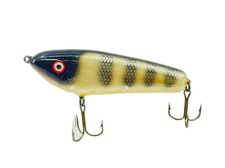 Cobb's Countdown Musky Glide Bait, Perch/White Belly Color