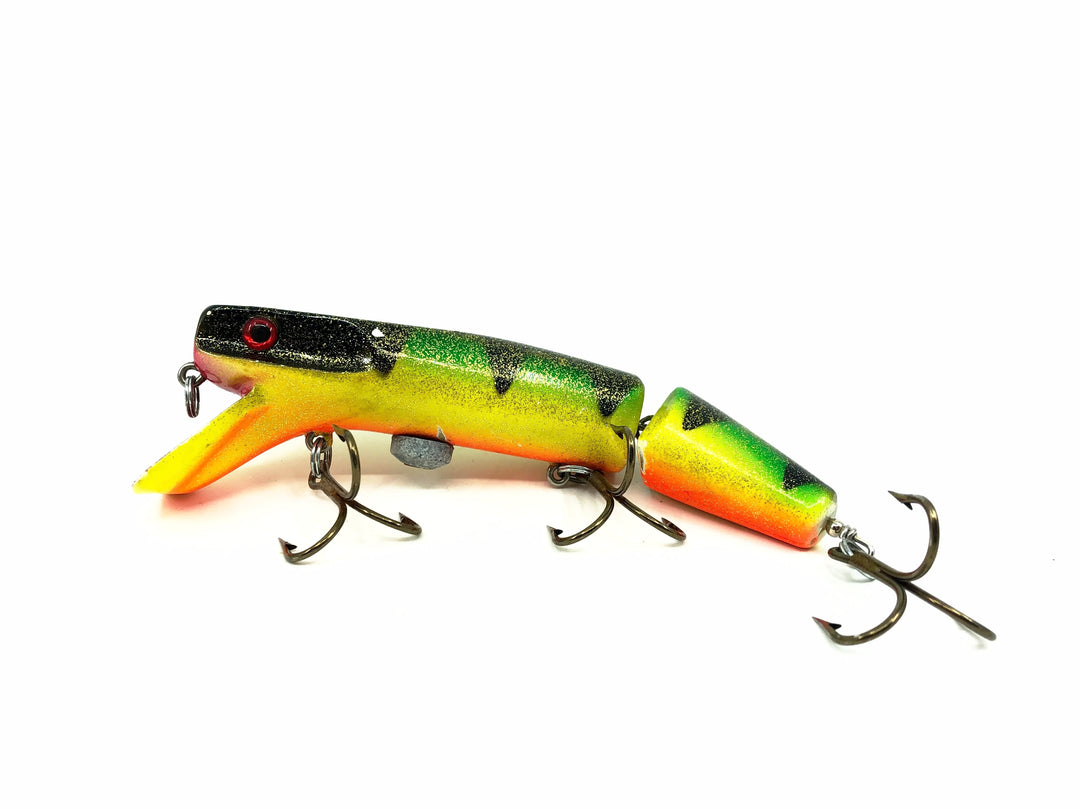 Drifter Tackle 6" Jointed Muskie Stalker, Fire Tiger Color