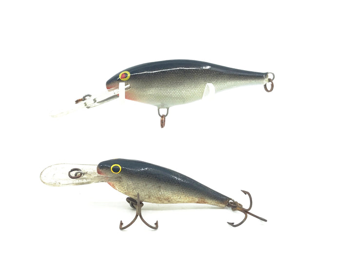 Rapala Shad Rap Deep Runner S, Silver/Black Color Combo Pack- SR-7,5