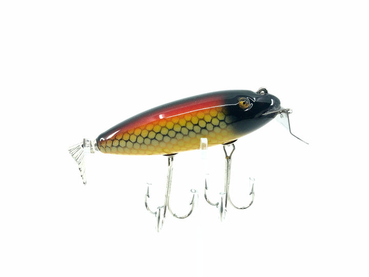 Musky Dan (XXX Lures) Deluxe Wagtail Chub, White Scale Color