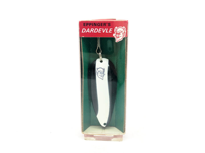 Eppinger Dardevle #100 Spoon, #02 Black/White Stripe Color with Box