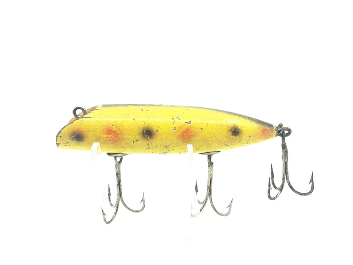 South Bend Bass-Oreno #973, Y Yellow/Spots Color-Early