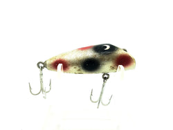 Eppinger Dardevle Osprey Bass Plug, Silver/Black Red Spots Color