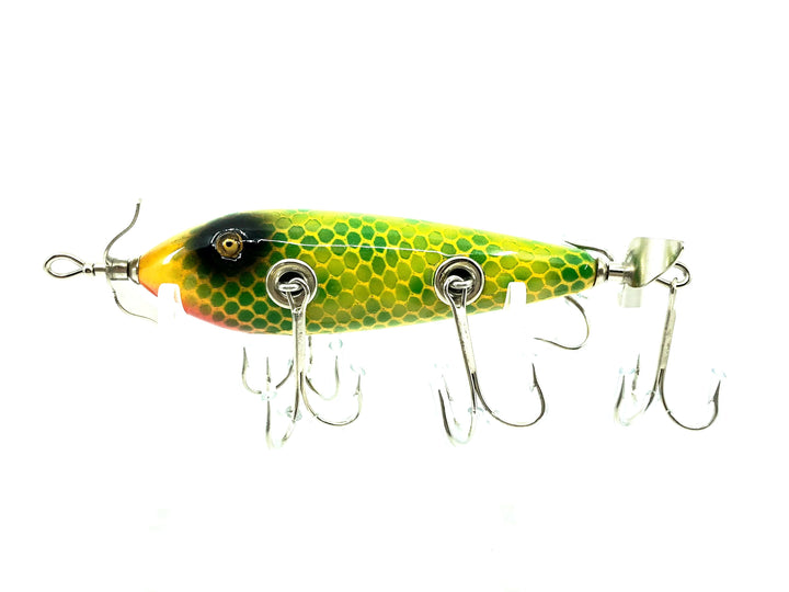 Musky Dan (XXX Lures) 5 Hook Minnow, Frog Scale