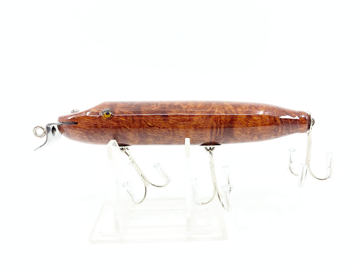 Musky Dan (XXX Lures) Pikie, Ambonya Burl with COA