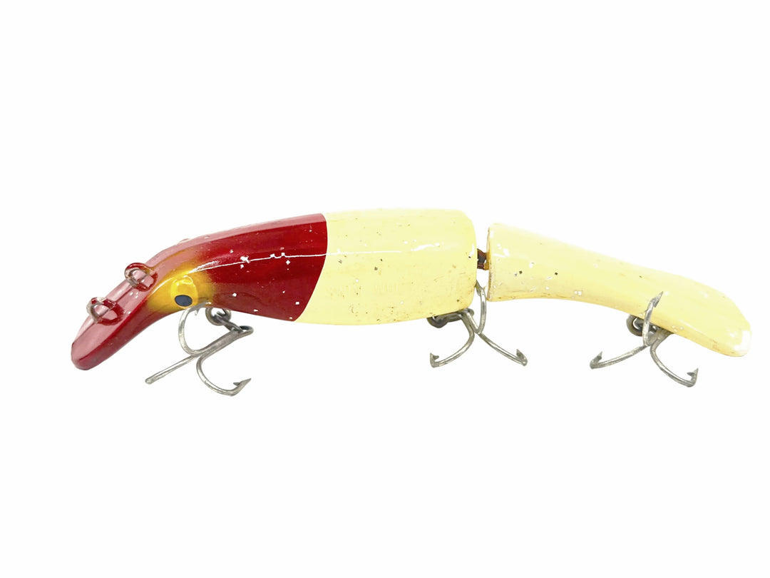 Homer Le Blanc Jointed Swim Whizz, Red/White/Flitter Color