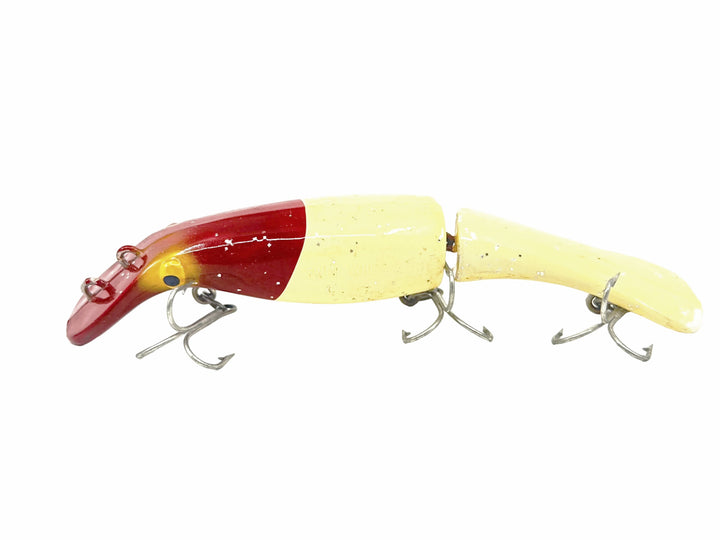 Homer Le Blanc Jointed Swim Whizz, Red/White/Flitter Color