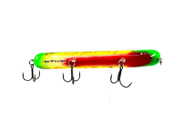 Muskie TW7 Glide Bait by Lee Agpalo, Firetiger Color
